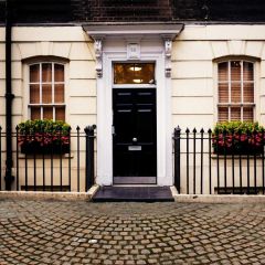 House Plant Photography Scenery Backdrop Door Theme Banner BVU-919