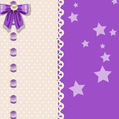 Purple Butterfly Photography Scenery Backdrop Birthday Party Theme Banner BVU-938