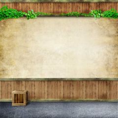 Plant Floor Photography Scenery Backdrop Wall Theme Banner BVU-944