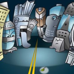 Light Figure Photography Scenery Backdrop Cartoon Theme Banner BVU-973