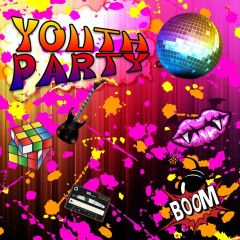Ball Music Photography Scenery Backdrop Birthday Party Theme Banner BVU-977