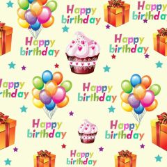 Cake Ballon Photography Scenery Backdrop Birthday Party Theme Banner BVU-993