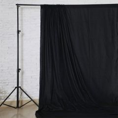 Black Solid Color Chromakey Backdrop
