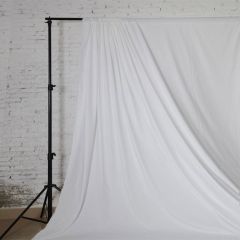 White Solid Color Chromakey Backdrop