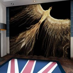 Phoenix Fire Bird Window Curtains CUR-0004