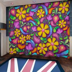 Floral Designs Girly Window Curtains CUR-0017