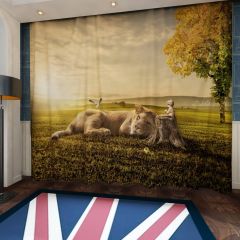 Play Time Cute Baby Boy Window Curtains CUR-0024