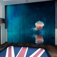 Jellyfish Tentacles Window Curtains CUR-0026
