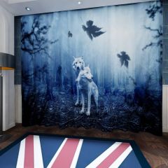Wolf Forest Window Curtains CUR-0040