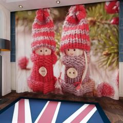 Christmas Decoration Toys Window Curtains CUR-0049