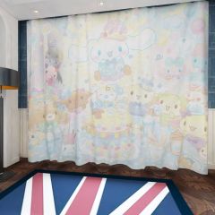 Cinnamoroll Birthday Window Curtains CUR-0056