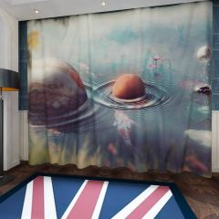 Venus Jupiter Window Curtains CUR-0088