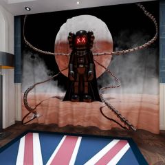 Kaws Darth Vader Window Curtains CUR-0090