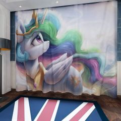 Princess Celestia My Little Pony Friendship Is Magic Window Curtains CUR-0092