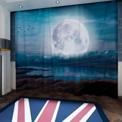 Moon Aesthetic Window Curtains CUR-0104