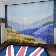 Landscape Surreal Window Curtains CUR-0113