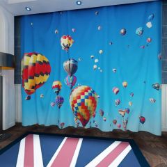 Hot Air Balloons Festival Window Curtains CUR-0135