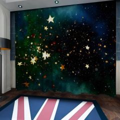 Stars Deep Space Window Curtains CUR-0139
