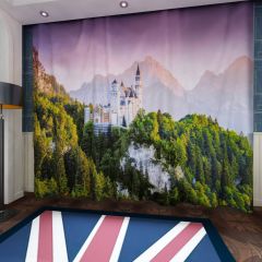 Neuschwanstein Castle Germany Window Curtains CUR-0152