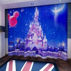 Snow House Balloon Window Curtains CUR-0169