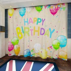 Balloon Flag Window Curtains CUR-0191