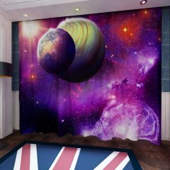 Galaxy Star Window Curtains CUR-0198