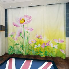 Flower Grass Starlight Window Curtains CUR-0271