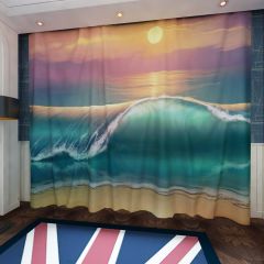 Sun River Beach Window Curtains CUR-0300