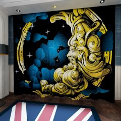 Clouds Star Window Curtains CUR-0308