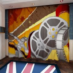 Movie Yellow Window Curtains CUR-0313