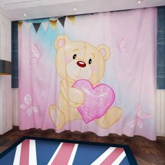 Butterfly Flag Window Curtains CUR-0316