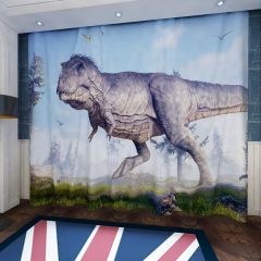 Dragon Grass Tree Smoke Window Curtains CUR-0437