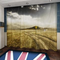 Quiet Street Window Curtains CUR-0475