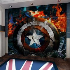 Captain America Window Curtains CUR-0478