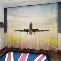 The Plane Window Curtains CUR-0499