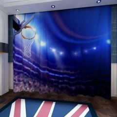 Basketball Court Audience Light Window Curtains CUR-0513