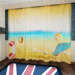 Sun Unmbrella Tree Window Curtains CUR-0533