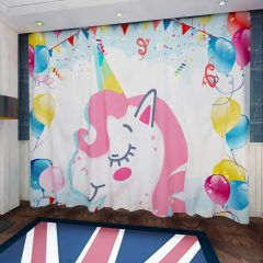 Balloon Animal Flag Window Curtains CUR-0536