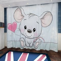 Cartoon Animal Window Curtains CUR-0582
