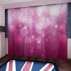 Circle Spot Window Curtains CUR-0586