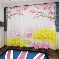 Smiling Flowers Window Curtains CUR-0608