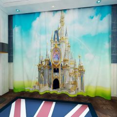 Exquisite Castle Window Curtains CUR-0622