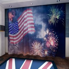 Gorgeous Fireworks Window Curtains CUR-0633