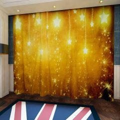 Star Lights Window Curtains CUR-0643