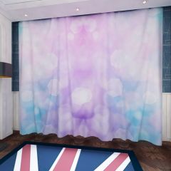Hazy Hexagonal Halo Window Curtains CUR-0651