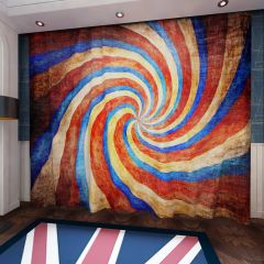 Spinning Around Window Curtains CUR-0653