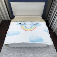 Clouds Nature Rainbow Duvet Cover DVK-0013