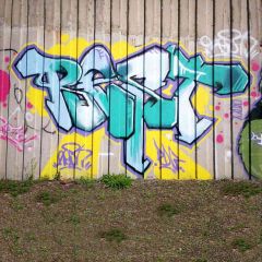 Roadside Graffiti Wall Photography Scenery Backdrop Graffiti Theme Banner EHY-009