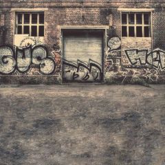 Graffiti Wall Photography Scenery Backdrop Graffiti Theme Banner EHY-020