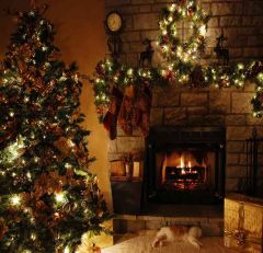 Xmas Decorations Photography Scenery Backdrop Christmas Theme Banner EHY-034